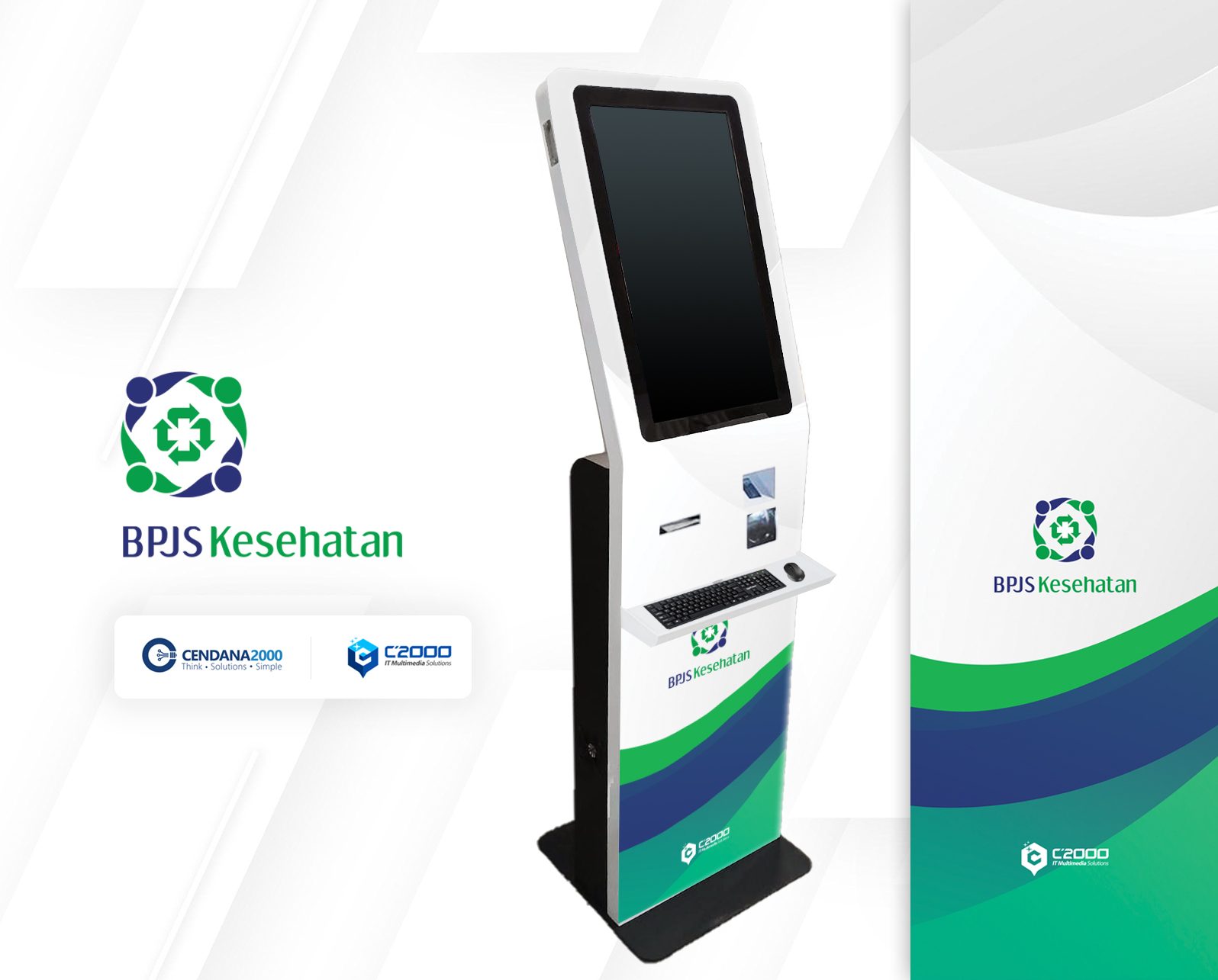 Mockup Desain KiosK Antrian BPJS Kesehatan Toraja
